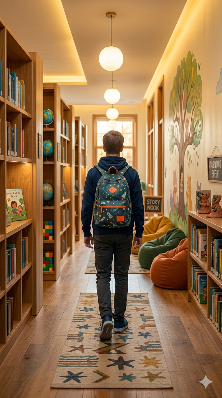 Students learning at BrightMind Academy
