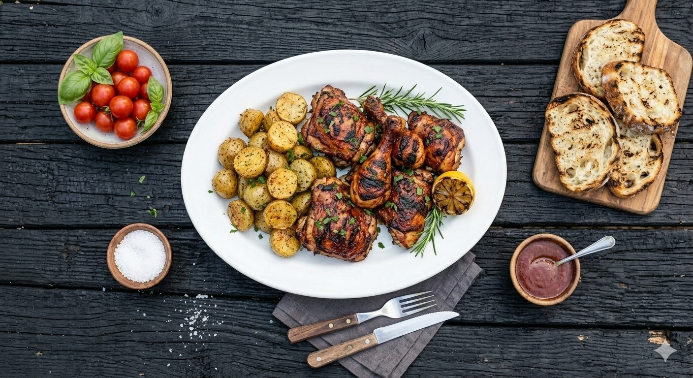BBQ Table Spread